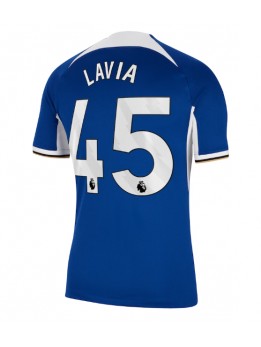 Moški Nogometna dresi replika Chelsea Romeo Lavia #45 Domači 2023-24 Kratek rokav